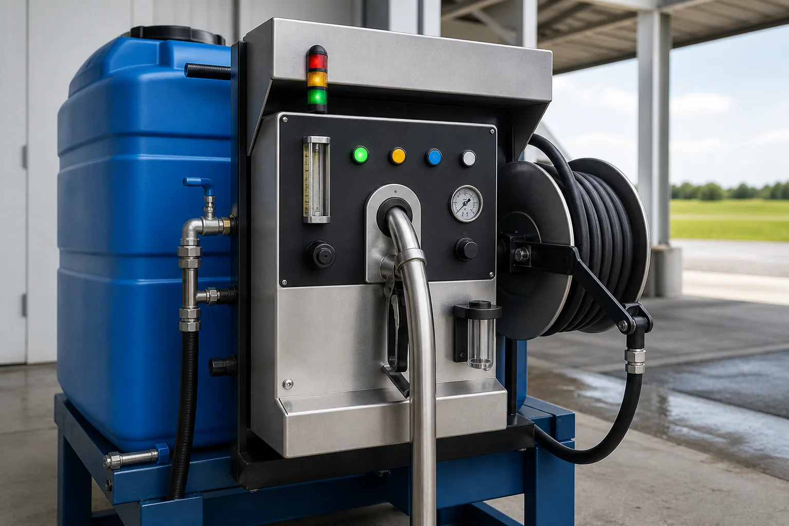 AQUA-LIFT control and dispensing interface