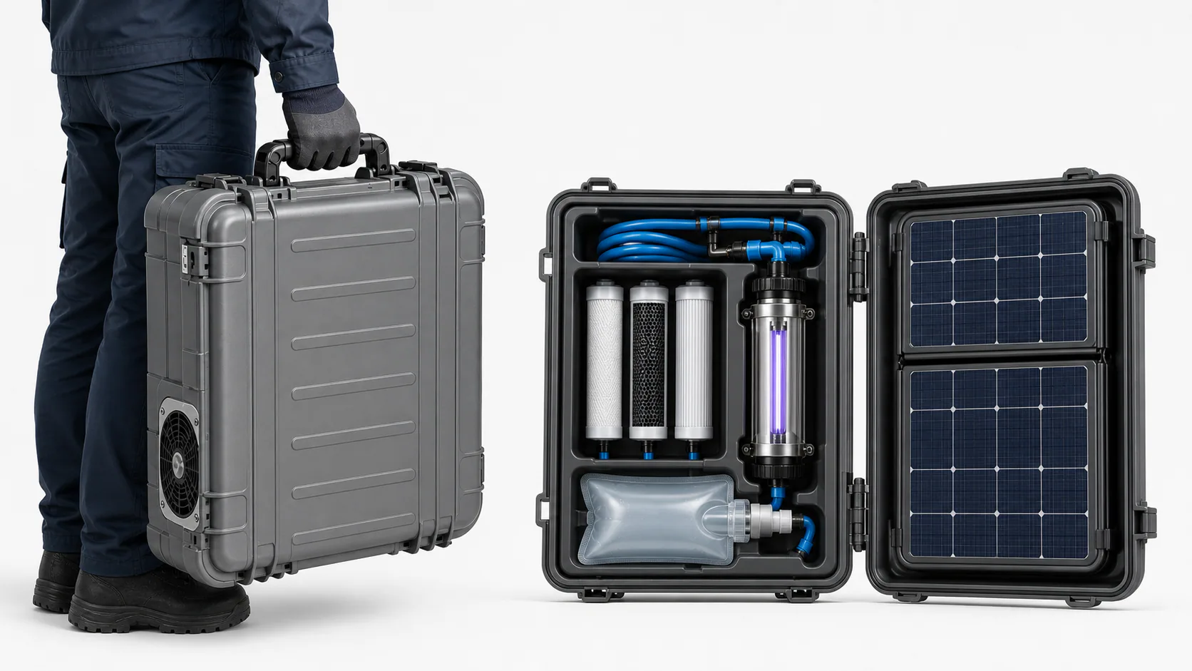 AtmosPouch closed transport configuration concept