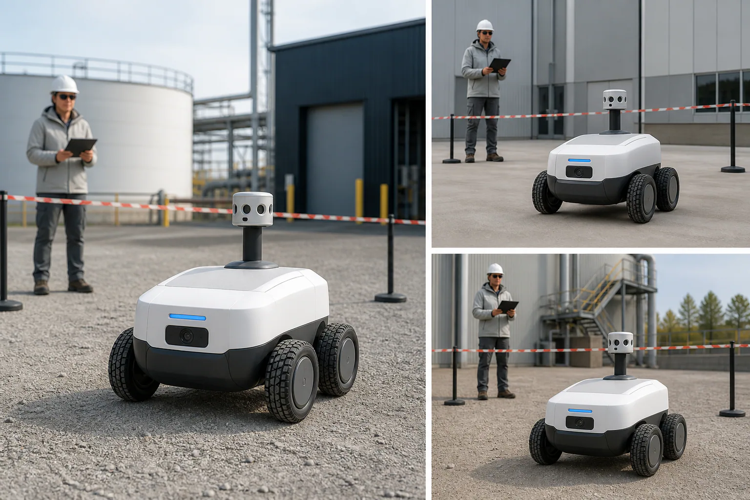 Clean-Air Scout concept with supervised technician