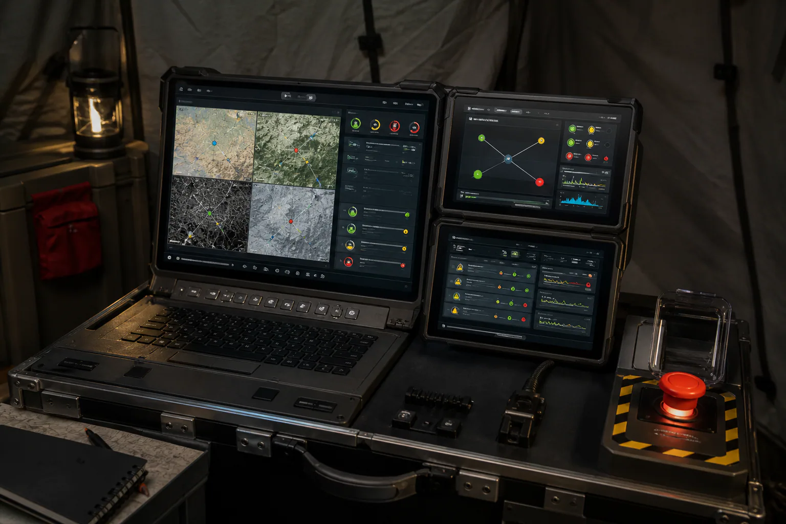 HALO MESH portable operator console